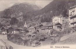 CPA SUISSE @ MARTIGNY @ FINHAUT Et Le Pic De Bel Oiseau @ Canton Du Valais ( Au Dessus Du Col De La Forclaz ) - Finhaut