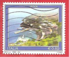 ITALIA REPUBBLICA USATO - 2012 - Turismo - Ustica - € 0,60 - S. 3334 - 2011-20: Usados