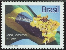 BRAZIL #3003  -  FLAG AND TREE NATIONAL SYMBOLS   -  MINT - Personnalisés