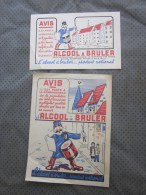 Protège-cahier + Buvard : Même Thème Alcool à Brûler Produit National Verso Savez-vous Que... - Book Covers