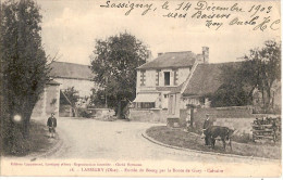 60 LASSIGNY  FERME DU BOURG ROUTE DE GURY 1903 - Lassigny