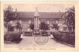 60 LASSIGNY   MONUMENT AUX MORTS 1930 - Lassigny