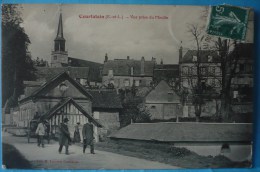 Courtalain : Vue Prise Du Moulin  Dans Les Années 1900 ( Animation ) - Courtalain