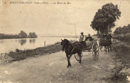 78 Rosny Sur Seine. La Route Du Bac. - Rosny Sur Seine