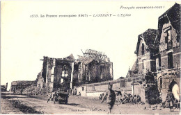 60 LASSIGNY  EGLISE EN RUINES - Lassigny