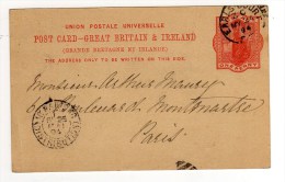 25 MAI 1894 - Stamped Stationery, Airletters & Aerogrammes