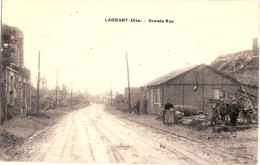 60 LASSIGNY   GRANDE RUE 1922 - Lassigny