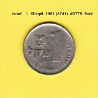 ISRAEL    1  SHEQEL  1981  (YR. 5741) (KM # 111) - Israël
