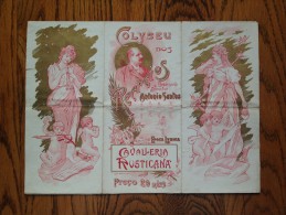 # CAVALLERIA RUSTICANA Opéra Pietro Mascagni - Epoque Lyrique 1903 - Coliseu Dos Recreios - Lisbonne - Portugal - Manifesti & Poster