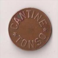 BON POUR 10 CENTIMES CANTINE TONSO - Firma's