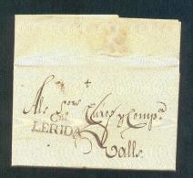 1817.- LÉRIDA A VALLS - ...-1850 Prephilately