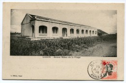 INDOCHINE THEME CROIX-ROUGE CARTE POSTALE DEPART SAM-SON 14 AOUT 16 ANNAM POUR NINH BINH - Brieven En Documenten