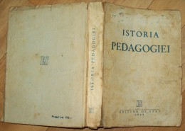 ISTORIA PEDAGOGIEI,1949 PERIOD - Livres Anciens