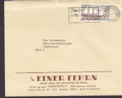 Denmark EINER FEHRN Guld- Sølv Og Revvarer Gold Silver & Amber Red Cross Slogan KØBENHAVN 1970? Cover Brief Schiff Ship - Lettres & Documents