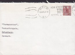 Norway Deluxe OSLO (UN) Slogan 1972 Cover Brief To KØBENHAVN Denmark - Cartas & Documentos