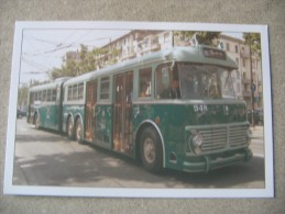 80 ANNI ATM - TRAM FILOBUS AUTOBUS SABBIERA - CARTOLINE NUOVE - Tram