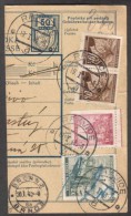 BuM0625 - Böhmen Und Mähren (1940) Rakvice / Brünn 2 - Brno 2 (Postal Parcel Dispach) Tariff: 50h + 3,20K - Covers & Documents