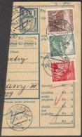 BuM0640 - Böhmen Und Mähren (1939) Praha 65 / Rokycany (Postal Parcel Dispach) Tariff: 50h + 3,70K (mixed Franking) - Lettres & Documents