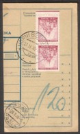 BuM0626 - Böhmen Und Mähren (1940) Horni Berkovice / Prag 1 - Praha 1 (Postal Parcel Dispach) Tariff: 2,00K - Storia Postale