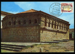 Portugal Carte Maximum Domus Municipalis Bragança 1983 Maxicard - Maximum Cards & Covers