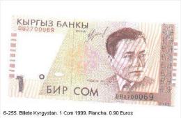 6-255. Billete Kirguistán . 1 Com 1999 - Kyrgyzstan