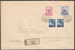 BuM0669 - Böhmen Und Mähren (1942) Budweis 1 - Ceske Budejovice 1 (R-letter) Tariff. 3,80K (local Tariff !!) - Storia Postale