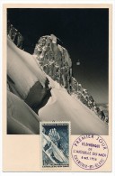 FRANCE => Carte Maximum => 15F Aiguille Du Midi Chamonix 1956 - 1950-1959