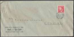 BuM0661 - Böhmen Und Mähren (1942) Tschernowitz Bei Tabor - Cernovice U Tabora (letter) Tariff: 1,20K - Covers & Documents
