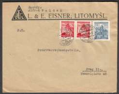 BuM0764 - Böhmen Und Mähren (1940) Leitomischl - Litomysl (letter) Tariff: 1,20K - Brieven En Documenten