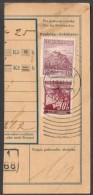 BuM0604 - Böhmen Und Mähren (1939) Praha 1 (1/68) / Hradec Kralove 2 (Postal Money Order) Tariff: 1,50K (mixed Franking) - Storia Postale