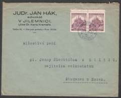 BuM0720 - Böhmen Und Mähren (1940) Starkenbach - Jilemnice (letter) Tariff: 1,20K (stamp: 2x 60h City Kutna Hora) - Brieven En Documenten