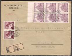 BuM0785 - Böhmen Und Mähren (1940) Nachod 1 - Nachod 1 (R-letter) Tariff: 4,20K - Briefe U. Dokumente