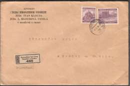 BuM0643 - Böhmen Und Mähren (1940) Beneschau Bei Prag - Benesov U Prahy (R-letter) Tariff: 3,60K - Covers & Documents