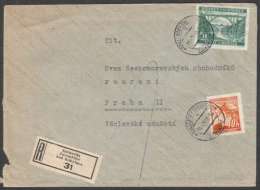 BuM0711 - Böhmen Und Mähren (1942) Jarmeritz - Jaromerice Nad Rokytnou (R-letter) Tariff: 5,40K - Briefe U. Dokumente