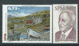 St Pierre Et Miquelon N° 810 / 11  XX   Les 2 Valeurs Sans Charnière,TB - Used Stamps