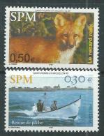 St Pierre Et Miquelon N° 815 + 820  XX  Les 2 Valeurs Sans Charnière,TB - Used Stamps