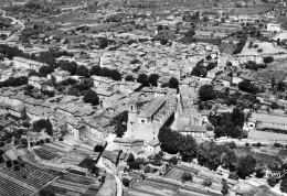 83-LORGUES...VUE AERIENNE DE LA VILLE..... .CPSM GRAND FORMAT - Lorgues