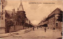 LAVENTIE AVENUE DE LA GARE ,PETIT PLAN ANIME  REF 36168 - Laventie