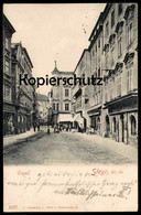 ALTE POSTKARTE STEYR ENGE APOTHEKE STIGLER Oberösterreich Österreich Austria Autriche Cpa Postcard Ansichtskarte AK - Steyr