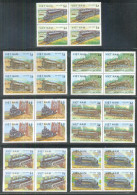 Blocks 4 Of Vietnam Viet Nam MNH Perf Stamps 1983 : Locomotives / Train (Ms411) - Viêt-Nam