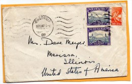 South Africa 1947 Cover Mailed To USA - Briefe U. Dokumente