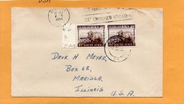 South Africa 1954 Cover Mailed To USA - Briefe U. Dokumente