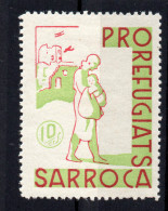 Sarroca ( Lerida ) - Pro Refugiats  - 10 Cts. - Sofima 3 / Edifil  4 Spain  Civil War - Emissions Républicaines