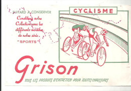 Buvard Cyclisme GRISON TOUS LES PRODUITS D´ENTRETIEN POUR TOUTES CHAUSSURES - Chaussures