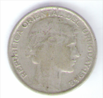 URUGUAY 20 CENTAVOS 1942 AG - Uruguay