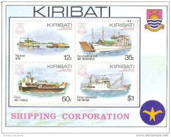 Kiribati 1984 Shipping MS MNH - Kiribati (1979-...)