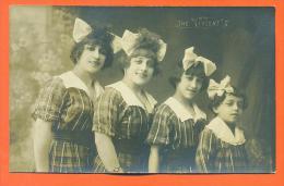 The Vincent - Carte Photo Quatres Soeurs Danseuses  - Voir 2 Scans - Personalità Sportive