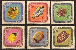 Maldives, Yvert 296/301, Scott 312/317, MNH - Maldive (...-1965)