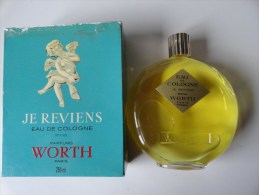 VINTAGE: PARFUMS WORTH PARIS -   JE REVIENS EAU DE COLOGNE  250ML (LALIQUE) - Femme