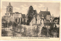 60  FELD POSTKARTE KIRCHE VON LASSIGNY  VOR DER ZERSTORUNG DURCH FRANZOSISCHE ARTILLERIE - Lassigny